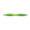 Branded Promotional SWAY PLASTIC BALL PEN in Apple Green Pen From Concept Incentives.