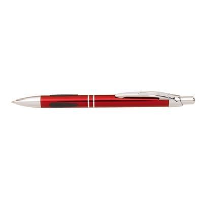 Branded Promotional LUCERNE ALUMINIUM METAL BALL PEN in Red Pen From Concept Incentives.