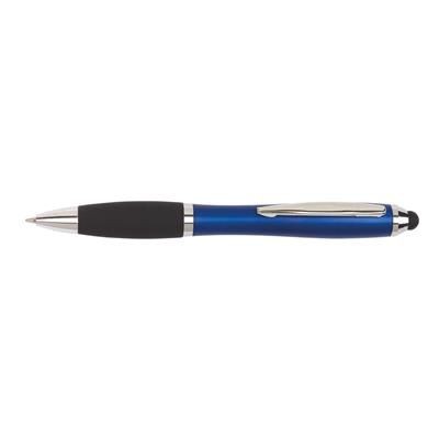 Branded Promotional SWAY TOUCH STYLUS BALL PEN in Blue Pen From Concept Incentives.