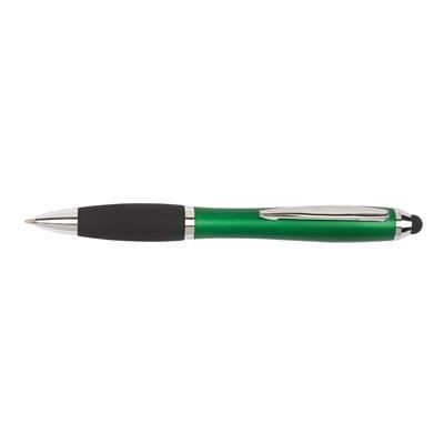 Branded Promotional SWAY TOUCH STYLUS BALL PEN in Green Pen From Concept Incentives.