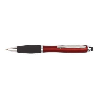 Branded Promotional SWAY TOUCH STYLUS BALL PEN in Bordeaux Pen From Concept Incentives.