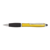 Branded Promotional SWAY TOUCH STYLUS BALL PEN in Gold Yellow Pen From Concept Incentives.