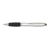 Branded Promotional SWAY TOUCH STYLUS BALL PEN in Silver Pen From Concept Incentives.