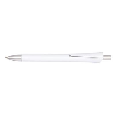 Branded Promotional OREGON BALL PEN in White Pen From Concept Incentives.