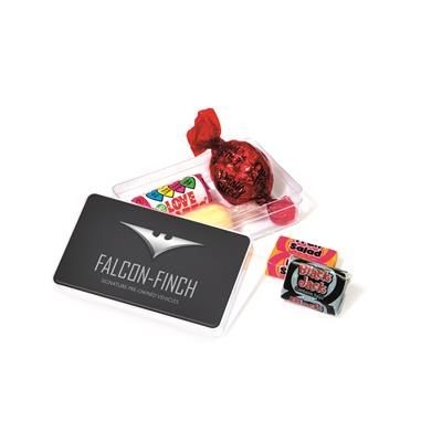 Branded Promotional MAXI RECTANGULAR PICK & MIX SWEETS POT Sweets From Concept Incentives.