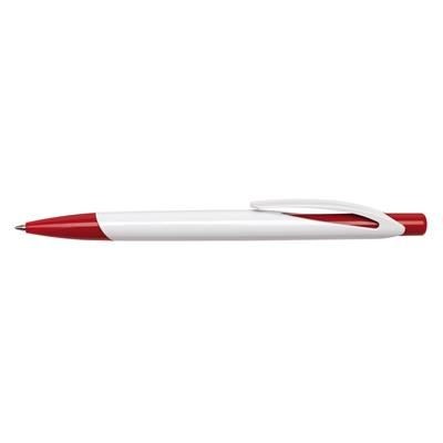 Branded Promotional DAYTONA BALL PEN in Red Pen From Concept Incentives.