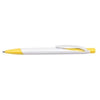 Branded Promotional DAYTONA BALL PEN in Yellow Pen From Concept Incentives.