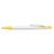 Branded Promotional DAYTONA BALL PEN in Yellow Pen From Concept Incentives.