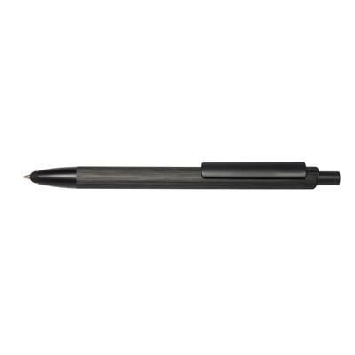 Branded Promotional GENEVA BALL PEN in Black Pen From Concept Incentives.