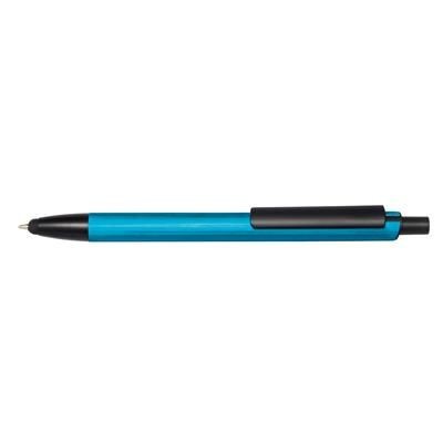 Branded Promotional GENEVA BALL PEN in Blue Pen From Concept Incentives.