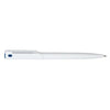 Branded Promotional VERMONT BALL PEN in White-Blue Pen From Concept Incentives.