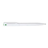 Branded Promotional VERMONT BALL PEN in White-Green Pen From Concept Incentives.