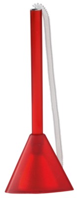 Branded Promotional TRIANGULAR PEN HOLDER in Red Pen From Concept Incentives.