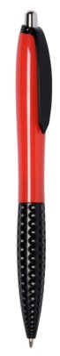 Branded Promotional JUMP BALL PEN in Red & Black Pen From Concept Incentives.