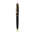 Branded Promotional KIEV METAL BALL PEN in Black with Gold Gilt Trim Pen From Concept Incentives.