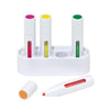 Branded Promotional SPACE STAR 4 PIECE HIGHLIGHTER SET in White Oval Holder Highlighter Set From Concept Incentives.