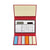 Branded Promotional STICKY MEMO PAD & CALCULATOR in Red Calculator From Concept Incentives.