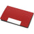 Branded Promotional ATLAS BUSINESS CARD HOLDER in Red Business Card Holder From Concept Incentives.