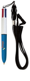 Branded Promotional BIC¬¨√Ü 4 COLOURS MINI BALL PEN with Lanyard Pen From Concept Incentives.