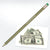 Branded Promotional GREEN & GOOD RECYCLED MONEY PENCIL with Eraser in Green Pencil From Concept Incentives.