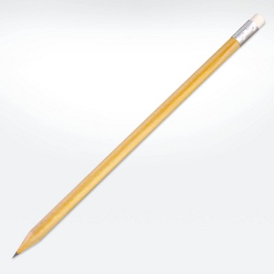 Branded Promotional GREEN & GOOD ECO WOOD PENCIL with Eraser in Natural Pencil From Concept Incentives.