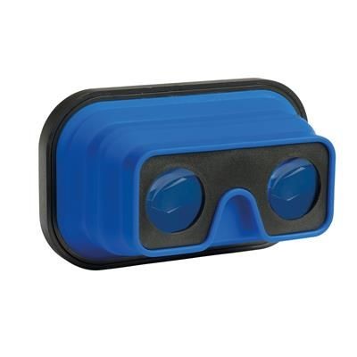 Branded Promotional IMAGINATION FLEX VIRTUAL-REALITY GLASSES in Blue Glasses From Concept Incentives.