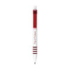 Branded Promotional STRIPER BALL PEN in Red Pen From Concept Incentives.