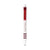 Branded Promotional STRIPER BALL PEN in Red Pen From Concept Incentives.