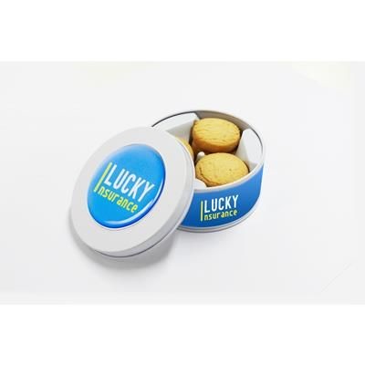 Branded Promotional TREAT TIN OF ORIGINAL SCOTTISH MINI SHORTBREAD BISCUIT Biscuit From Concept Incentives.