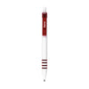 Branded Promotional STRIPER PEN in Red Pen From Concept Incentives.