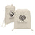 Branded Promotional Prague - Cotton Drawstring Backpack Bag From Concept Incentives.
