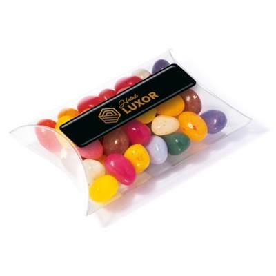 Branded Promotional LARGE POUCH GOURMET JELLY BEAN FACTORY BEANS Sweets From Concept Incentives.