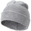 Branded Promotional IRWIN BEANIE in Grey Melange Hat From Concept Incentives.