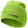 Branded Promotional IRWIN BEANIE in Green Hat From Concept Incentives.