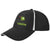 Branded Promotional MOMENTUM 6-PANEL COOL FIT SANDWICH CAP in Black Solid Baseball Cap From Concept Incentives.