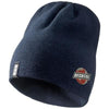 Branded Promotional LEVEL BEANIE in Navy Hat From Concept Incentives.