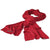 Branded Promotional MARK SCARF in Red Scarf From Concept Incentives.