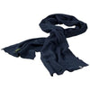 Branded Promotional MARK SCARF in Navy Scarf From Concept Incentives.