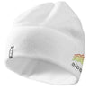 Branded Promotional CALIBER BEANIE in White Solid Hat From Concept Incentives.