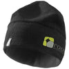 Branded Promotional CALIBER BEANIE in Black Solid Hat From Concept Incentives.