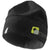 Branded Promotional CALIBER BEANIE in Black Solid Hat From Concept Incentives.