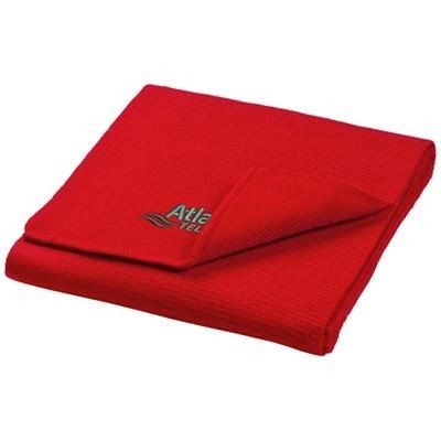 Branded Promotional COLUMBUS SCARF in Red Scarf From Concept Incentives.