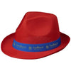 Branded Promotional TRILBY SET RD HAT BL RIBBON in Red-blue Hat From Concept Incentives.