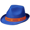 Branded Promotional TRILBY SET BL HAT OR RIBBON in Blue-orange Hat From Concept Incentives.