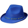 Branded Promotional TRILBY SET BL HAT BL RIBBON in Blue-royal Blue Hat From Concept Incentives.