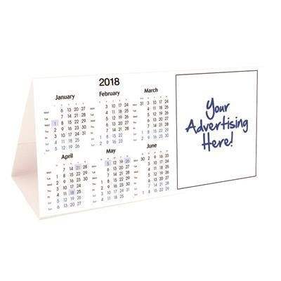 Branded Promotional DUO TENT FOLDING DESK CALENDAR Calendar From Concept Incentives.