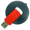 Branded Promotional ROUND USB FLASH DRIVE MEMORY STICK Memory Stick USB From Concept Incentives.