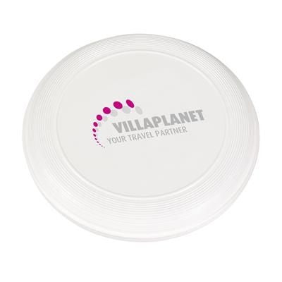 Branded Promotional UFO FRISBEE in White Frisbee From Concept Incentives.