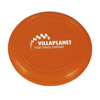 Branded Promotional UFO FRISBEE in Orange Frisbee From Concept Incentives.