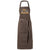 Branded Promotional VIERA APRON with 2 Pockets in Brown Apron From Concept Incentives.